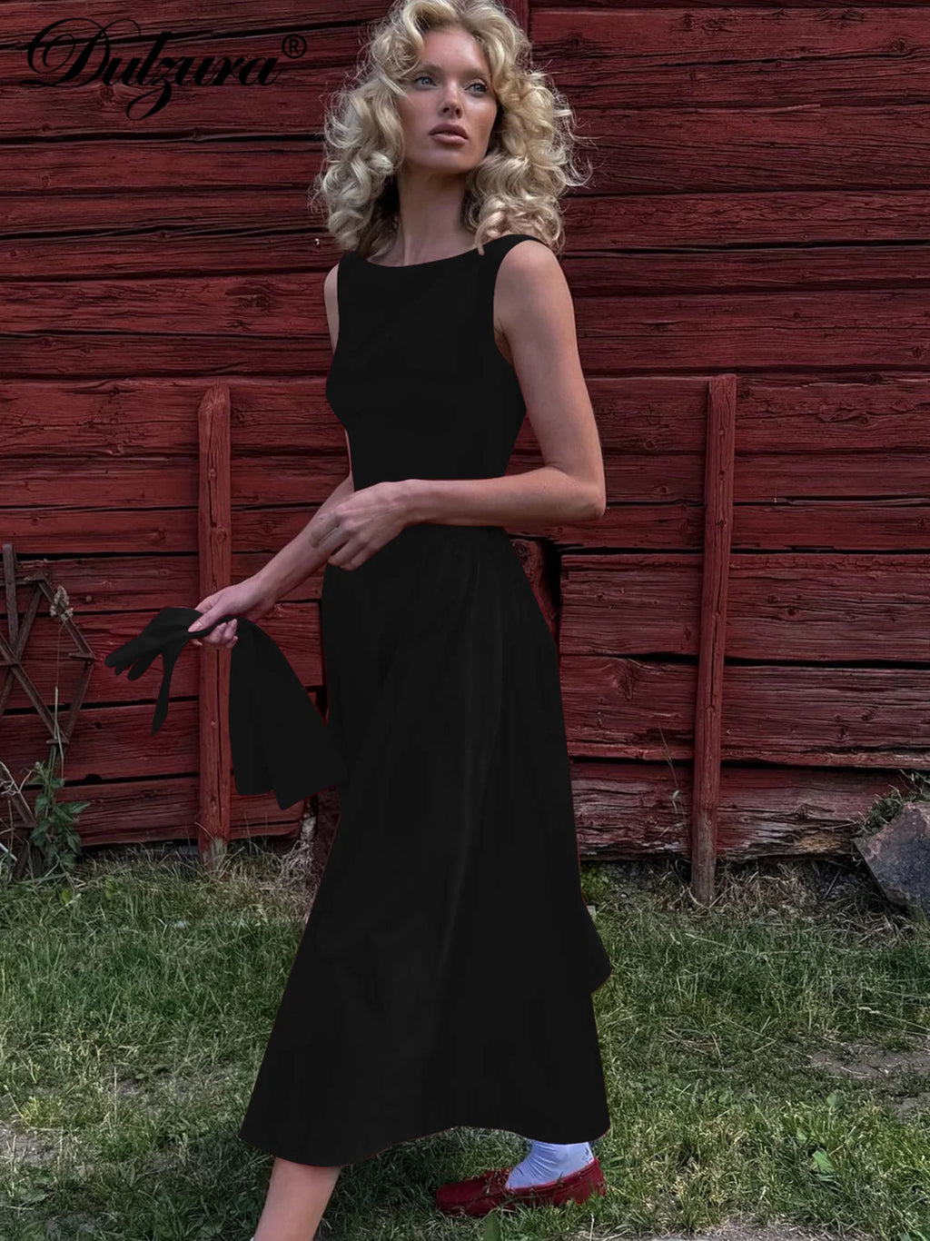 Sleeveless Midi Dress