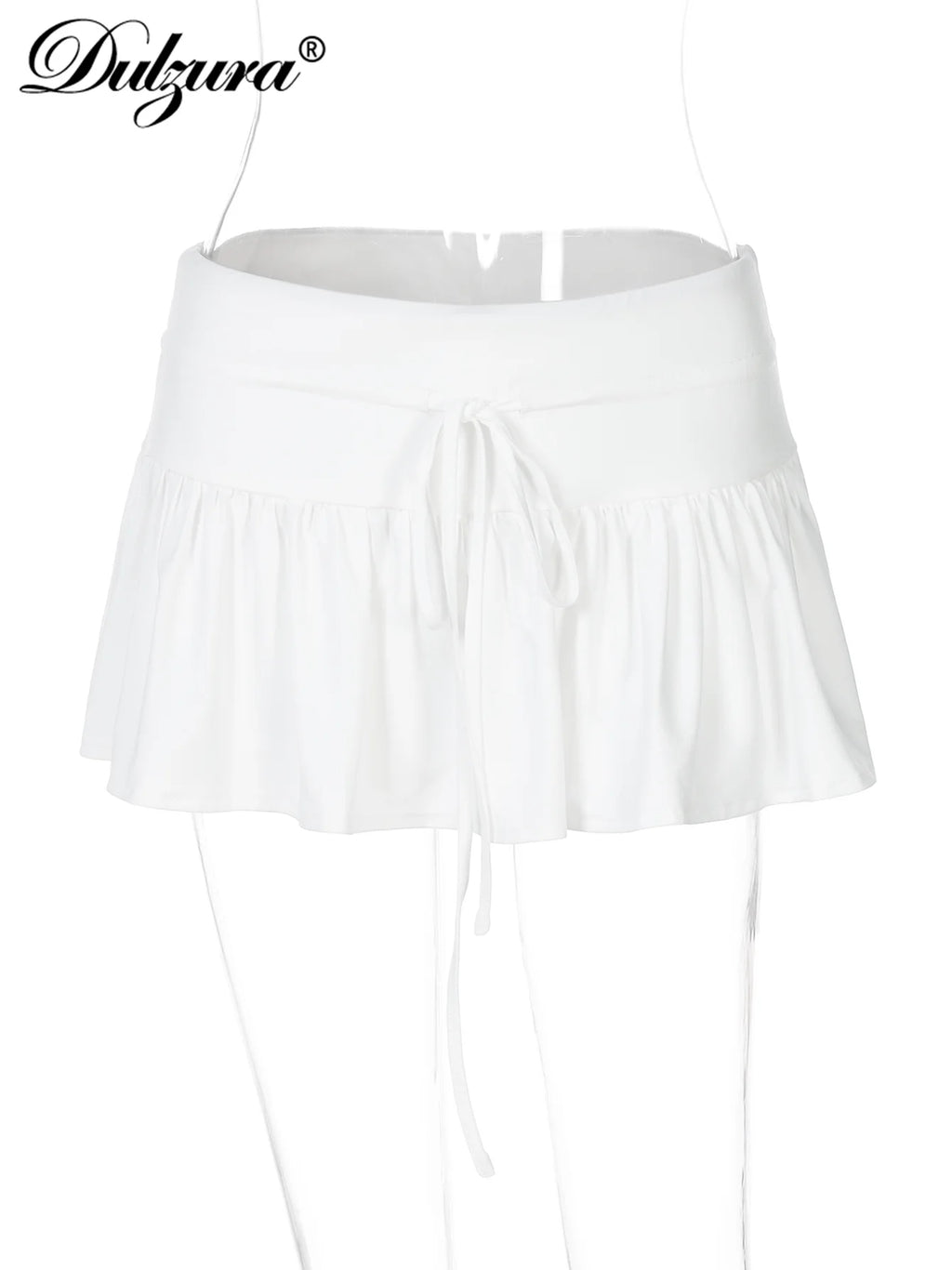 Lace-Up Slim-Fit Skirt