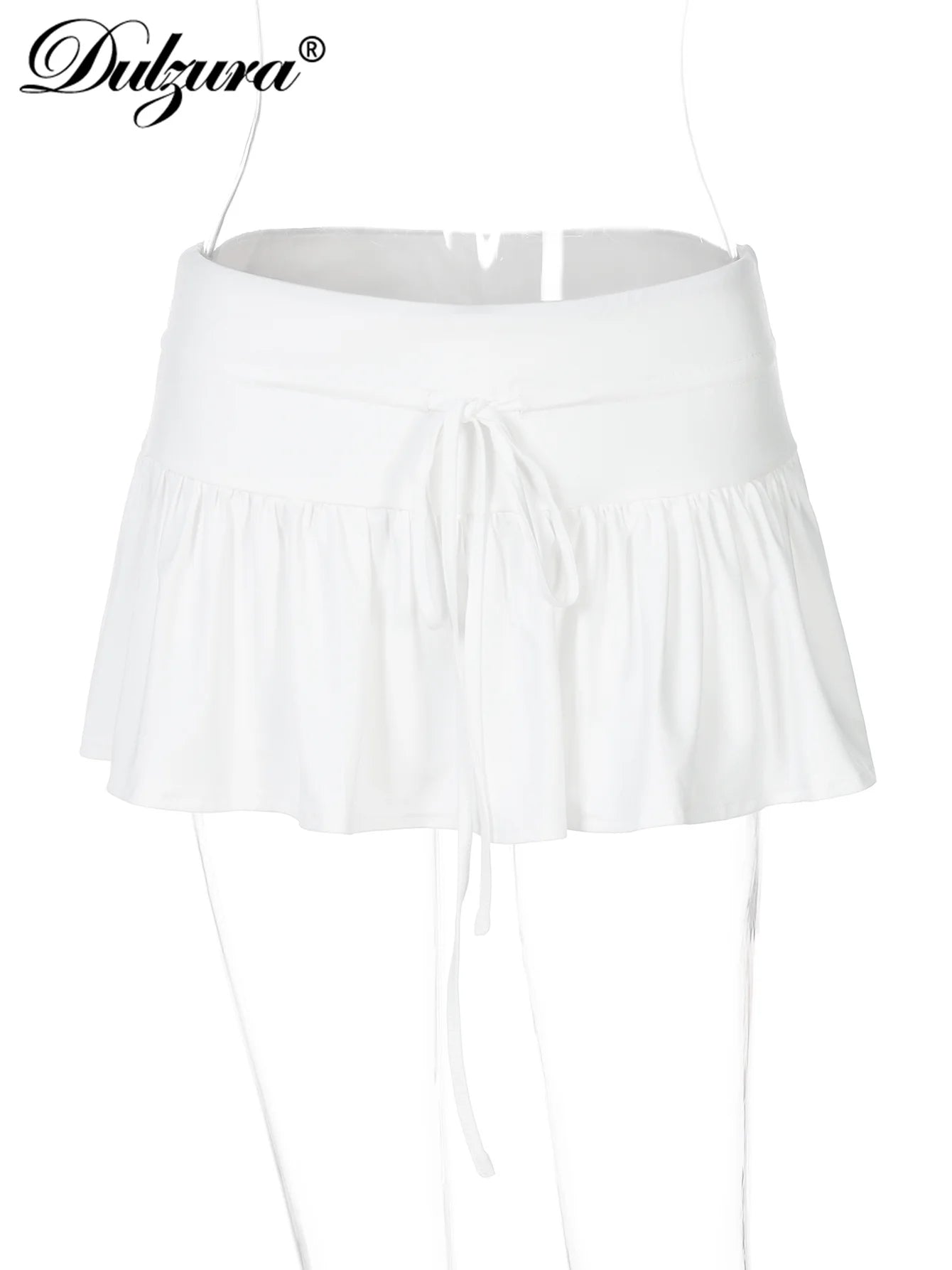 Lace-Up Slim-Fit Skirt