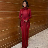Kaia Long-Sleeve Bodycon Maxi Dress