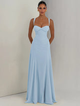 Backless Sleeveless Slim-Fit Maxi Dress