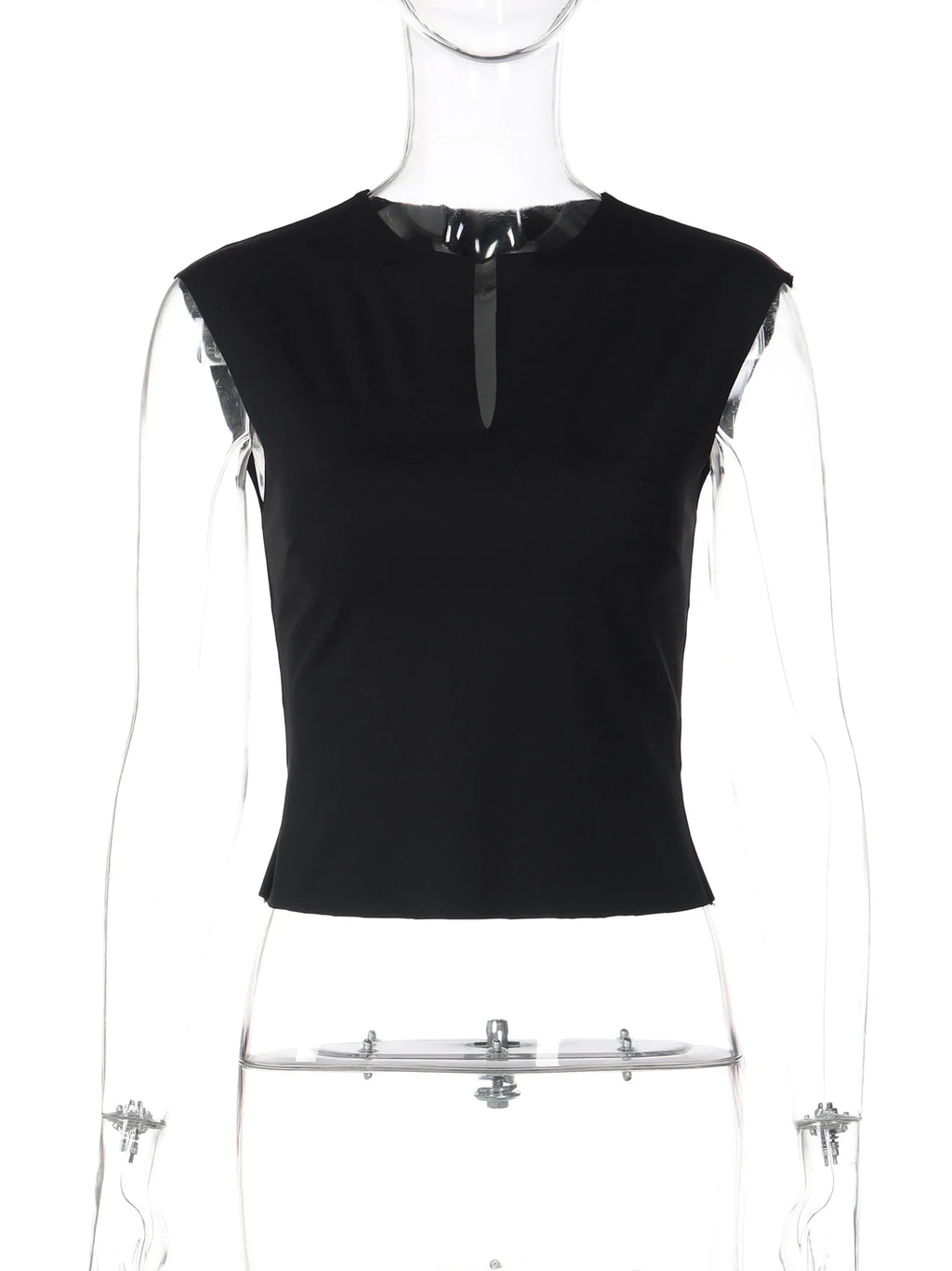 V-Neck Sleeveless Slim-Fit Tank Top