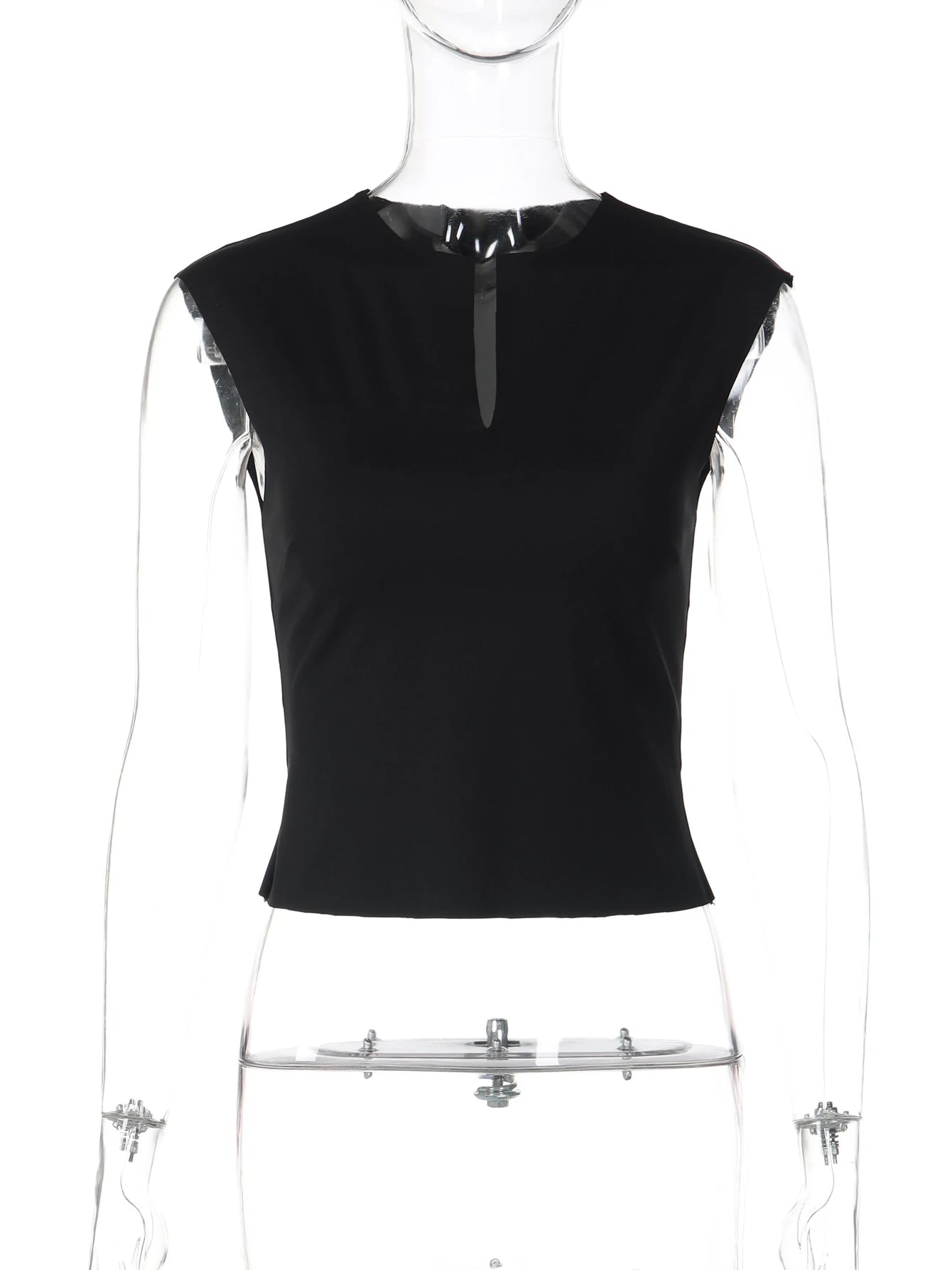 V-Neck Sleeveless Slim-Fit Tank Top