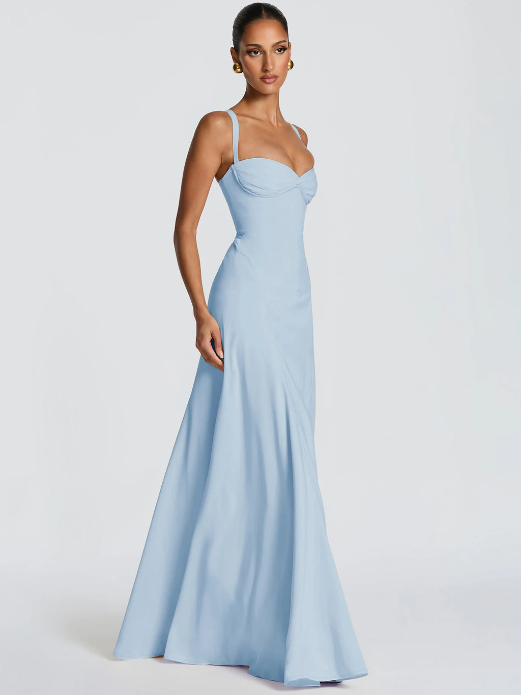 Backless Sleeveless Slim-Fit Maxi Dress