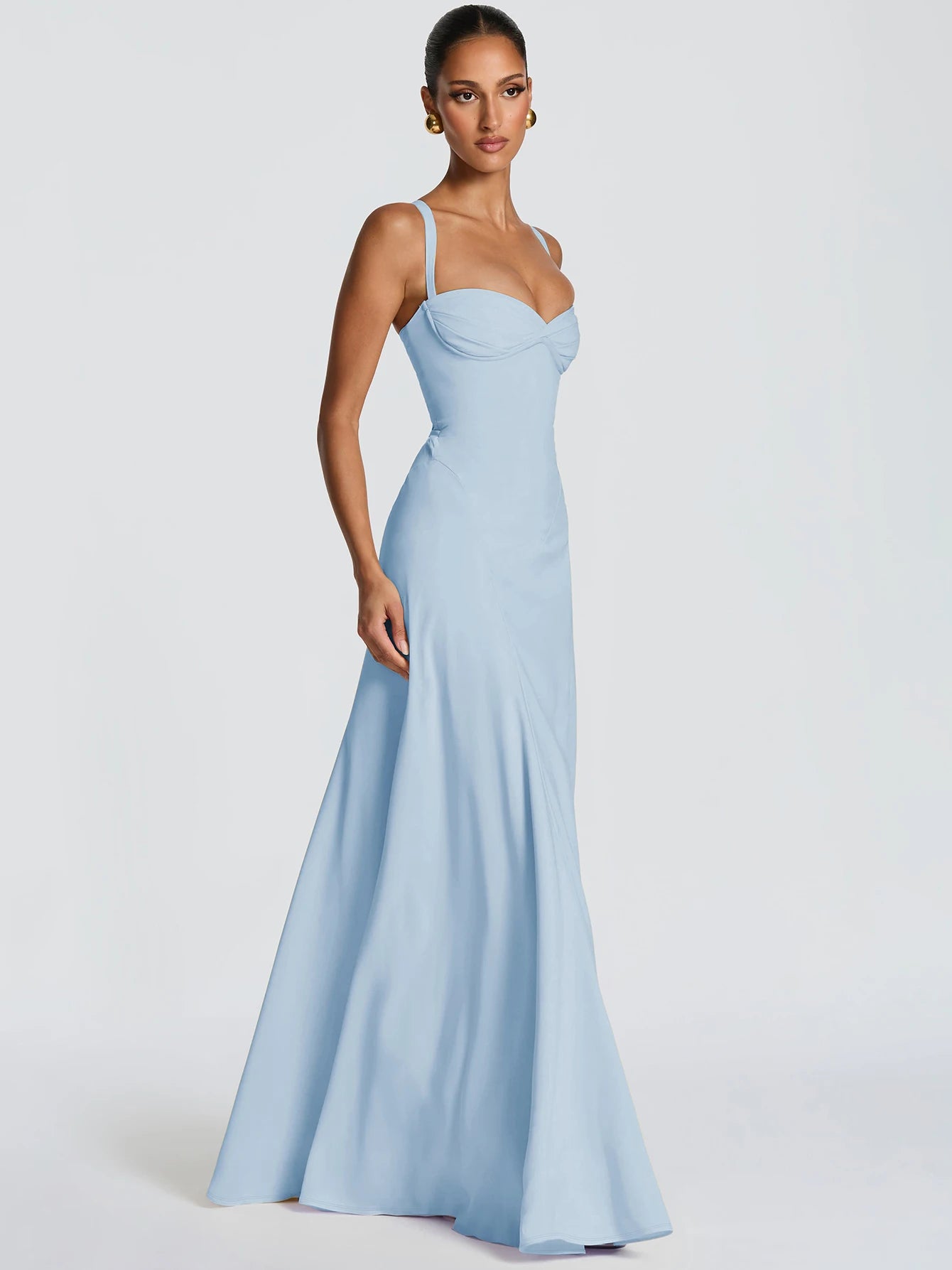 Backless Sleeveless Slim-Fit Maxi Dress
