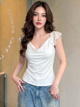 Chiffon Backless Tank Top