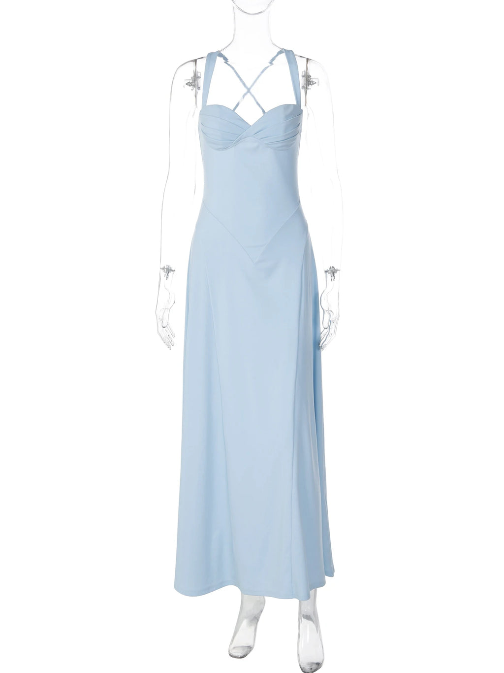 Backless Sleeveless Slim-Fit Maxi Dress