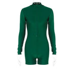 Lana Long-Sleeve Bodycon Romper
