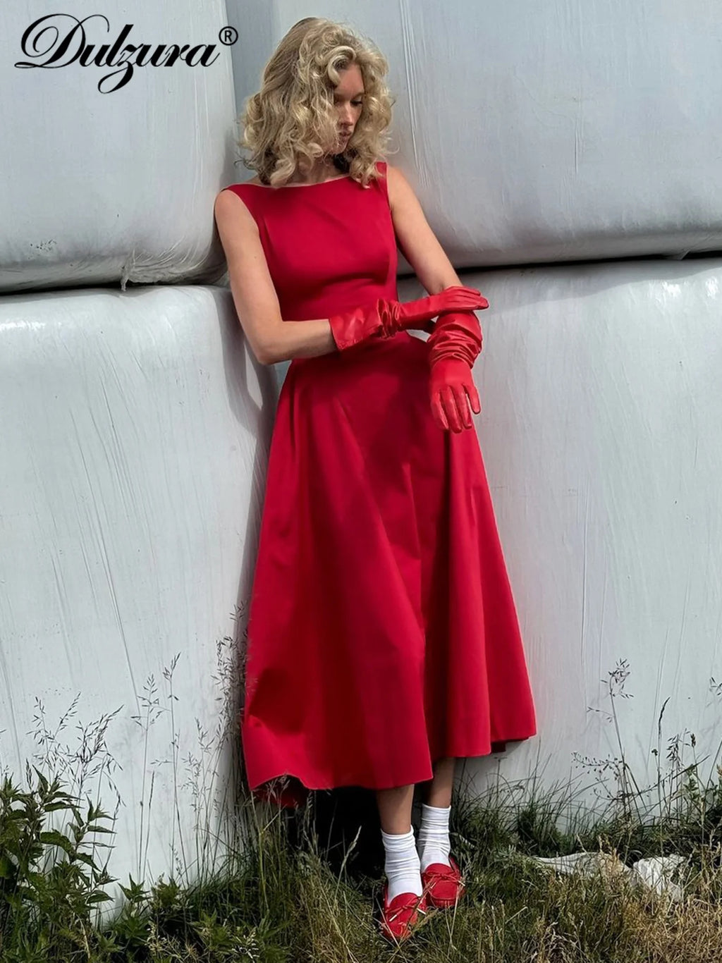 Sleeveless Midi Dress