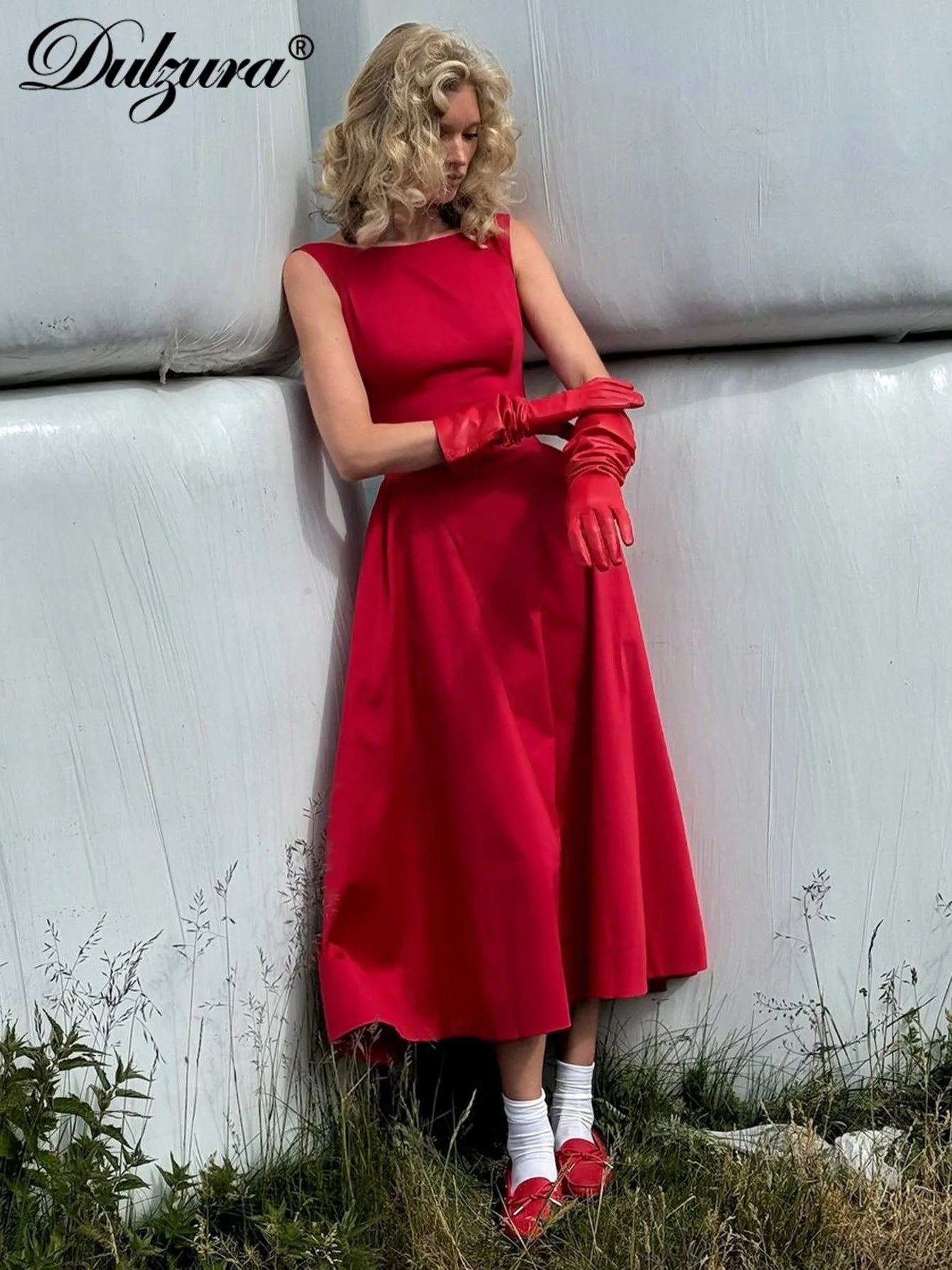 Sleeveless Midi Dress