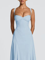 Backless Sleeveless Slim-Fit Maxi Dress