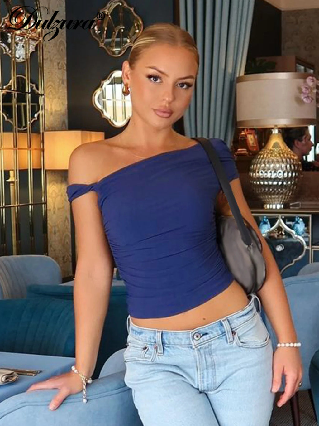 Ruched Sleeveless Bodycon Top
