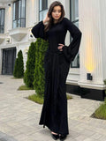 Ruched Tie-Detail Slim-Fit Flared Maxi Dress