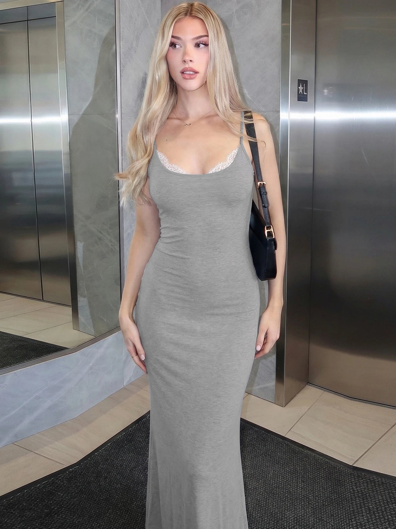 Ruffle Backless Side-Slit Sleeveless Maxi Dress