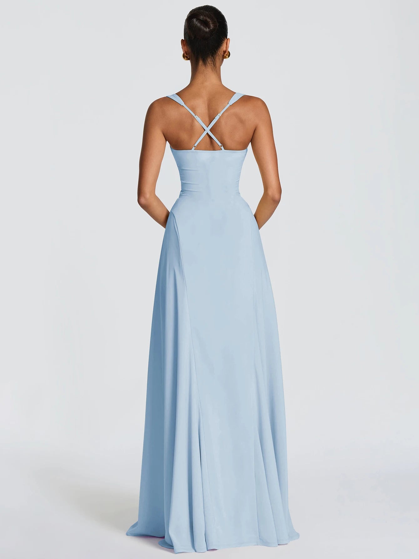 Backless Sleeveless Slim-Fit Maxi Dress