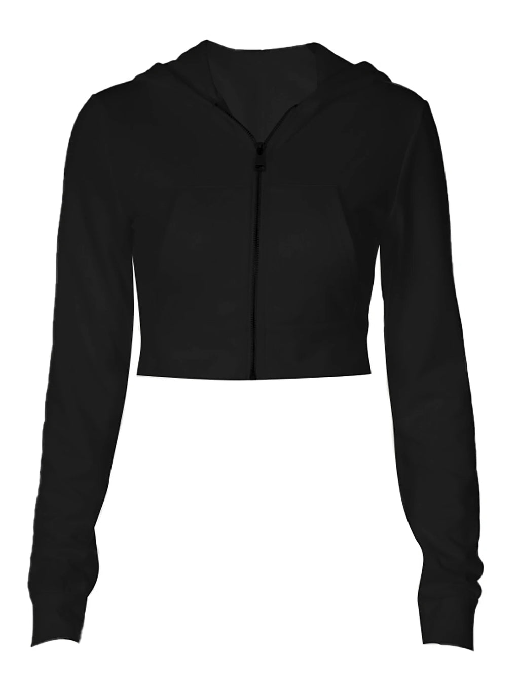 Long-Sleeve Cropped Top