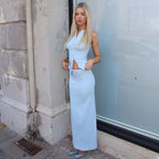 Sleeveless Two-Piece Set