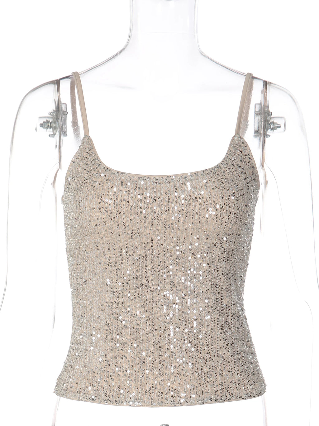 Backless Sleeveless Slim-Fit Camisole Top