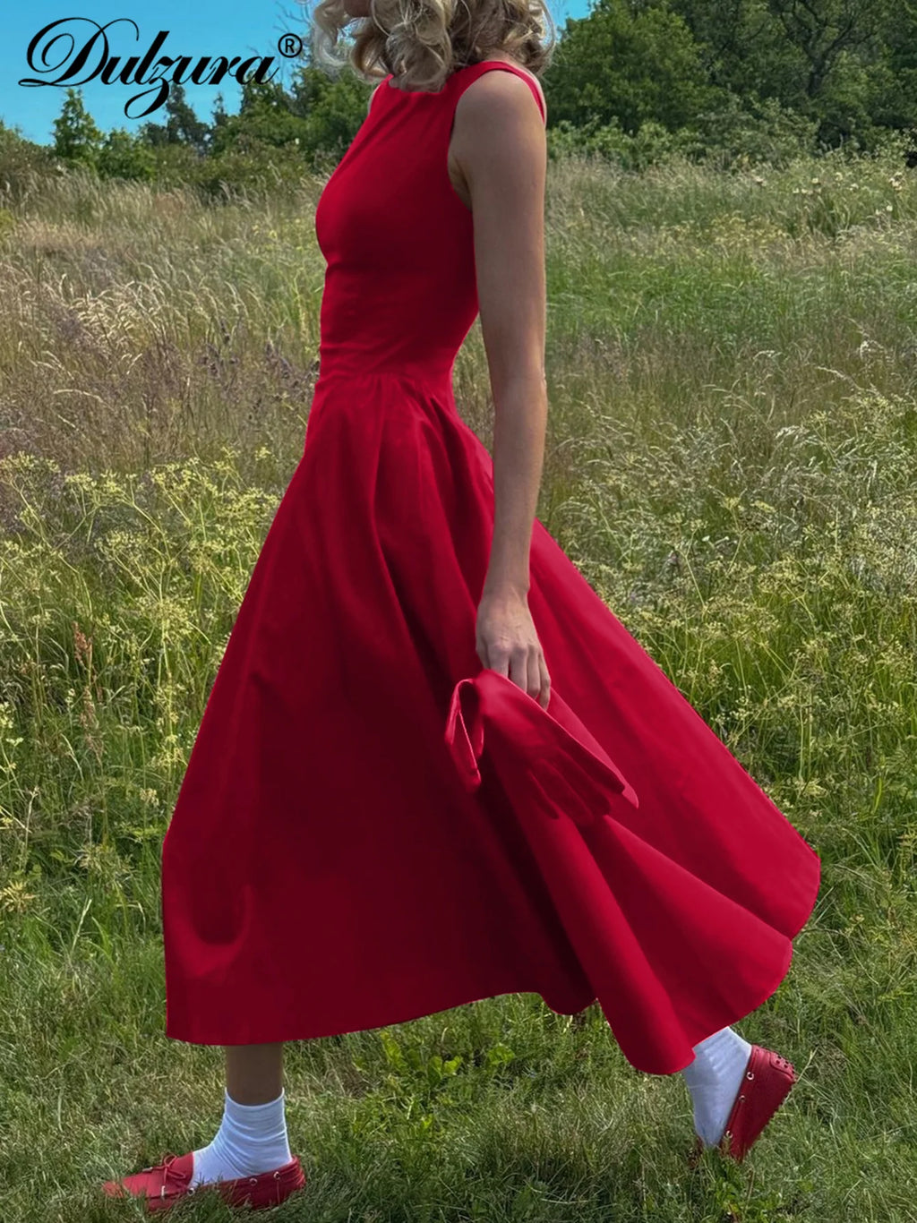 Sleeveless Midi Dress