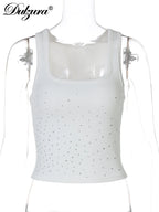 Sienna Square-Neck Sleeveless Bodycon Tank Top